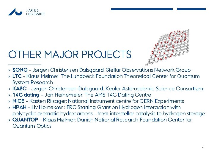AARHUS UNIVERSITET OTHER MAJOR PROJECTS › SONG – Jørgen Christensen Dalsgaard: Stellar Observations Network