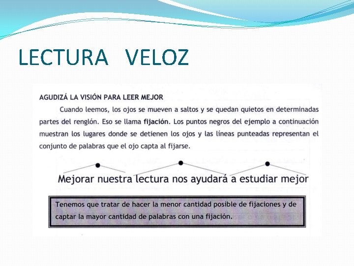 LECTURA VELOZ 