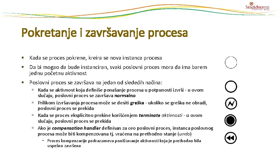 Pokretanje i završavanje procesa § Kada se proces pokrene, kreira se nova instanca procesa