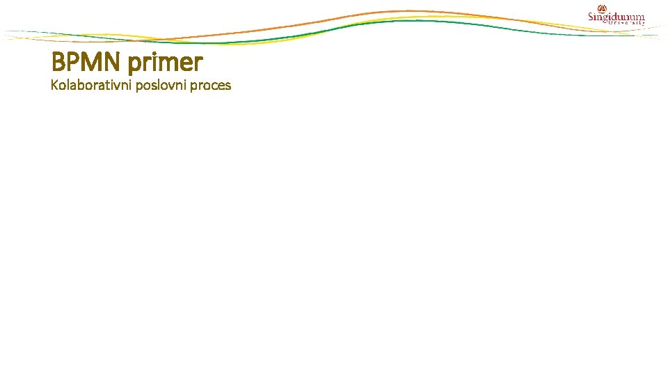 BPMN primer Kolaborativni poslovni proces 