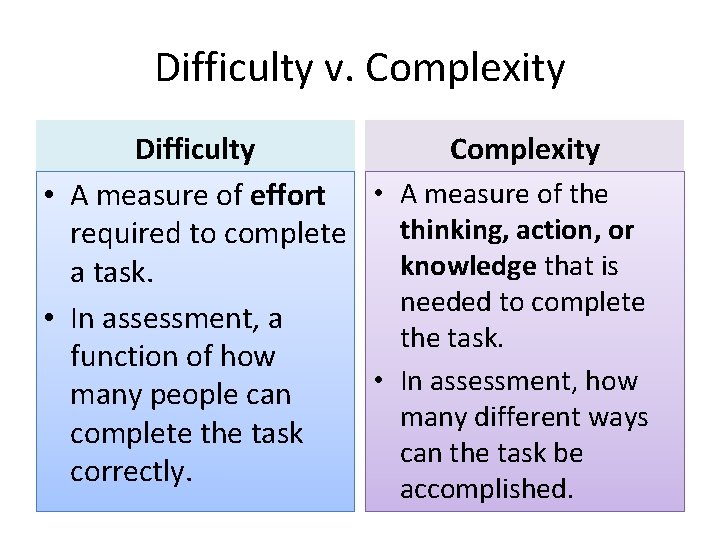 Complexity Difficulty Every student deserves a great teacher not by