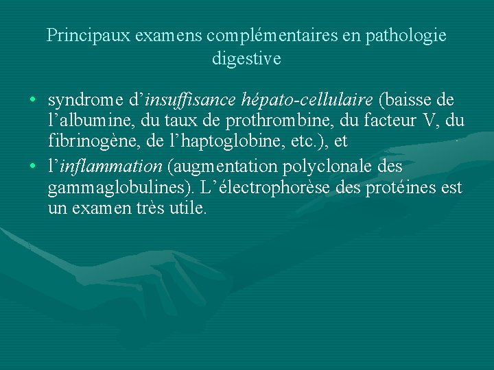 SEMIOLOGIE DE LAPPAREIL DIGESTIF Lappareil digestif comprend le