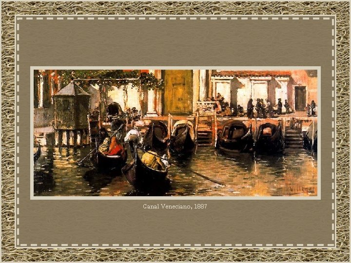 Canal Veneciano, 1887 
