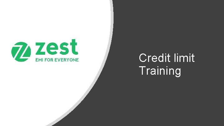 Credit limit Training 