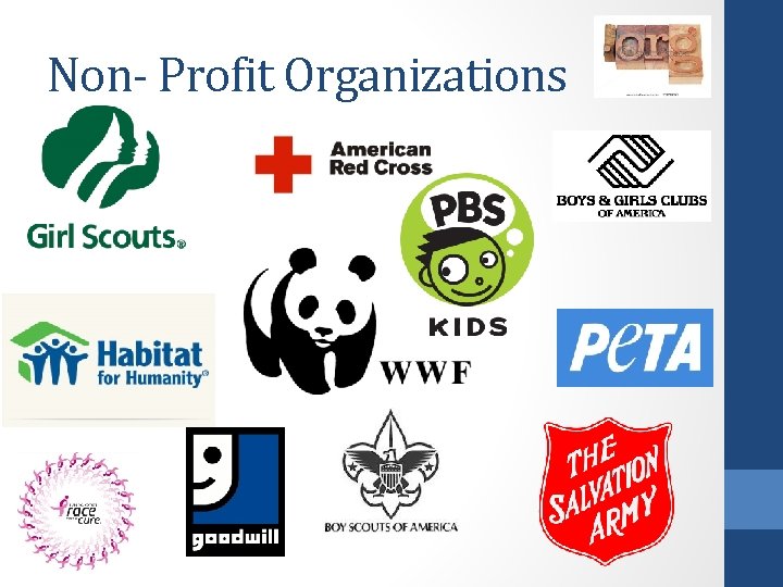 Non- Profit Organizations 