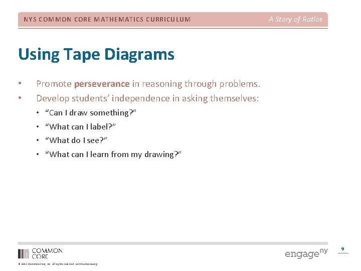 NYS COMMON CORE MATHEMATICS CURRICULUM A Story of Ratios Using Tape Diagrams • •