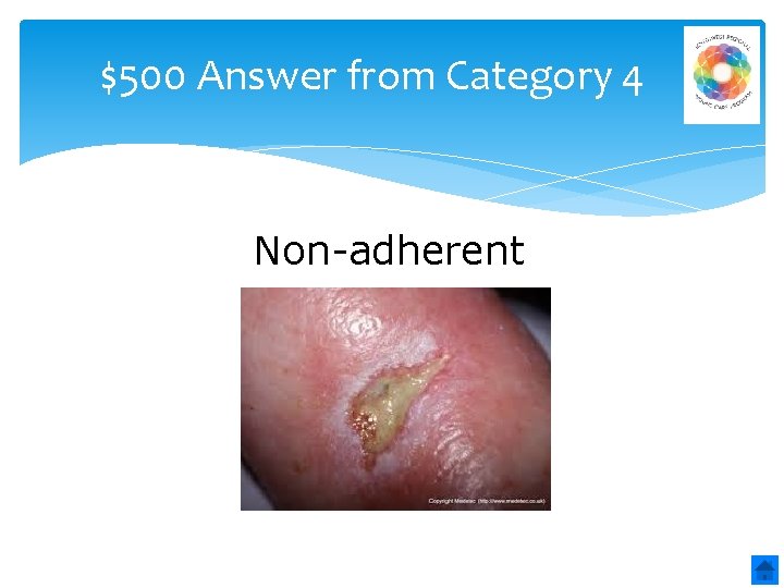 $500 Answer from Category 4 Non-adherent 