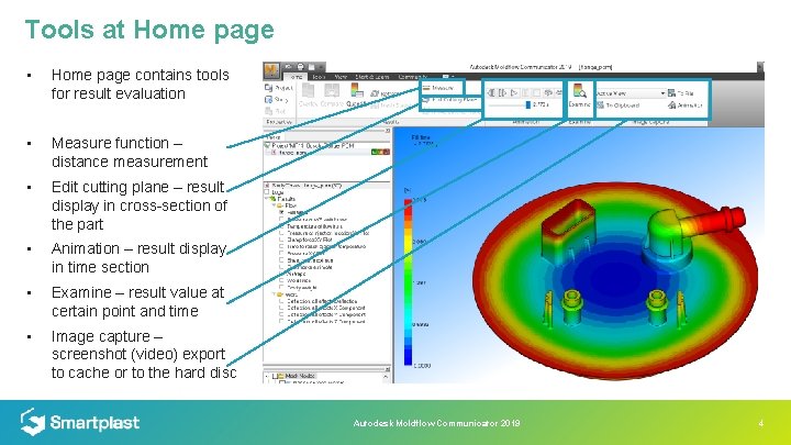 Tools at Home page • Home page contains tools for result evaluation • Measure