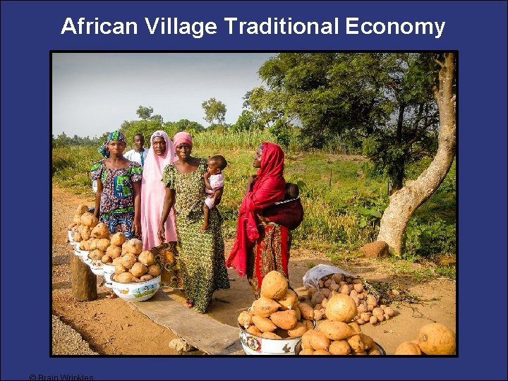 African Village Traditional Economy 