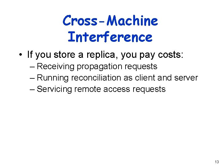 Examples Using a Distributed File System Andy Wang