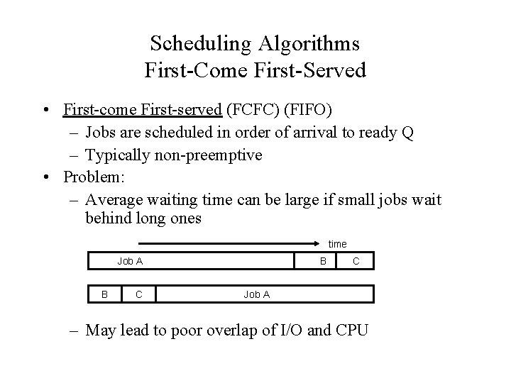 CSE 451 Scheduling Spring 2001 Gary Kimura Lecture
