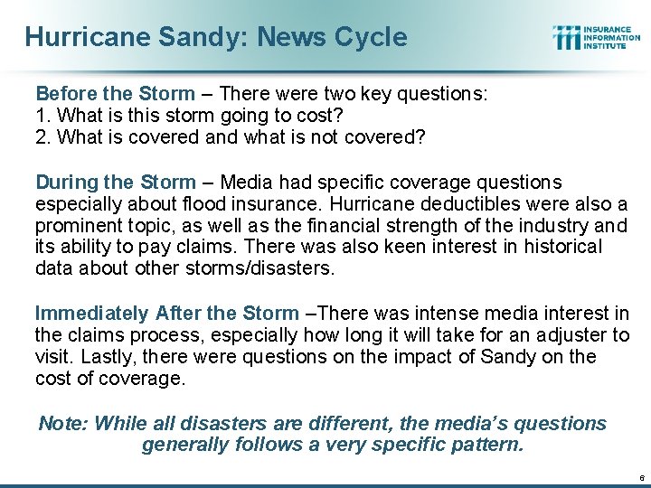 Hurricane Sandy: News Cycle Before the Storm – There were two key questions: 1. Hurricane Sandy: News Cycle Before the Storm – There were two key questions: 1.