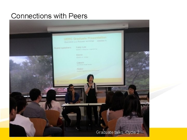 Connections with Peers Graduate talks, Cycle 2 