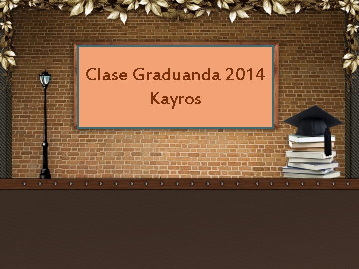 K Clase Graduanda 2014 Kayros 