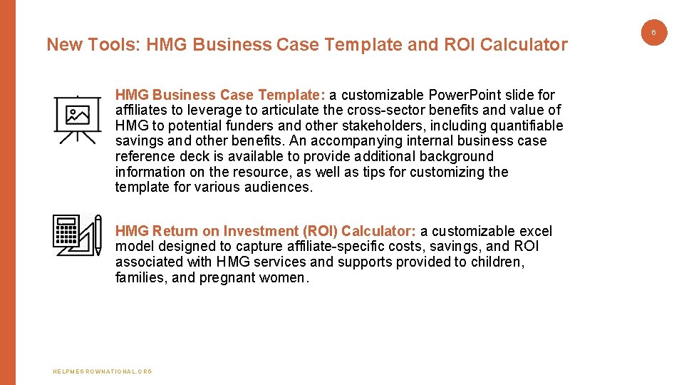 New Tools: HMG Business Case Template and ROI Calculator HMG Business Case Template: a