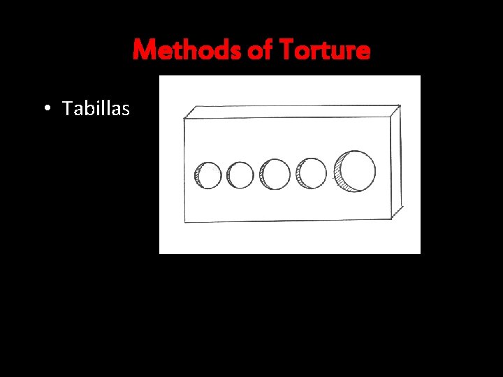 Methods of Torture • Tabillas 