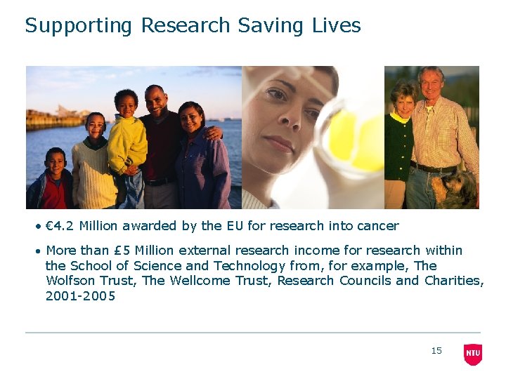 Supporting Research Saving Lives • € 4. 2 Million awarded by the EU for
