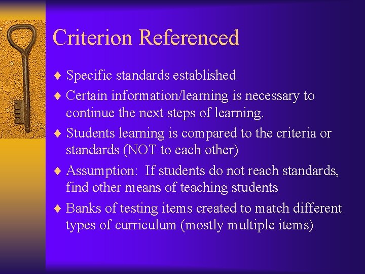 Short History of Assessment By Jeanne Pfeifer Major