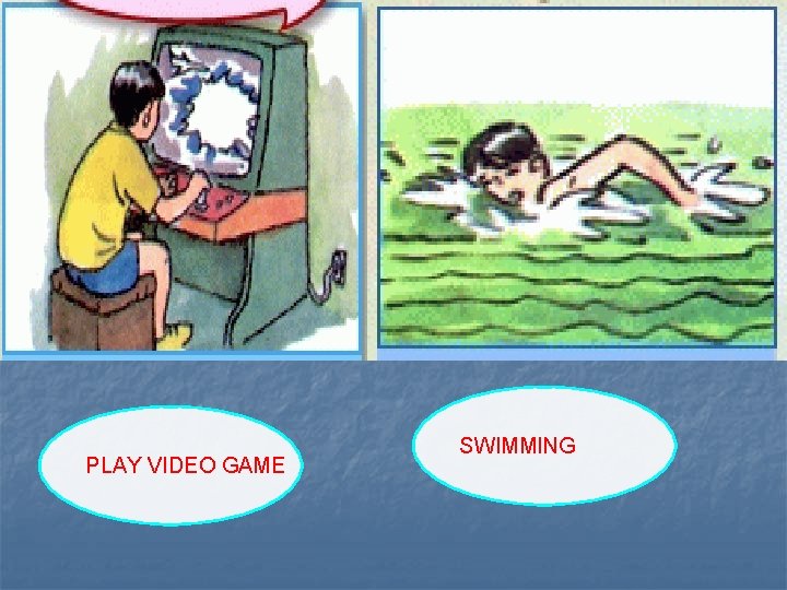 PLAY VIDEO GAME SWIMMING 