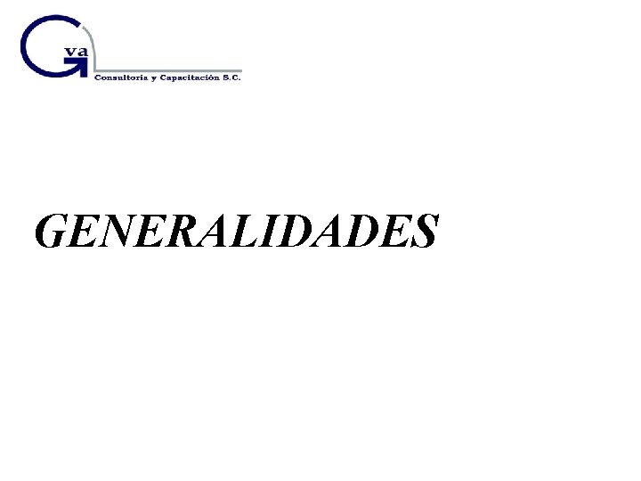 GENERALIDADES 