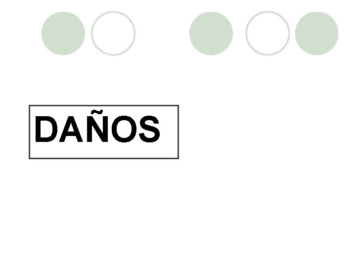 DAÑOS 