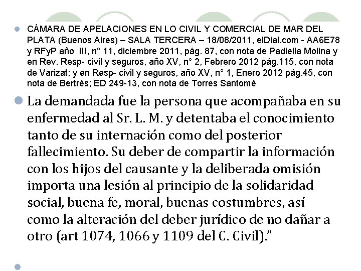 l CÁMARA DE APELACIONES EN LO CIVIL Y COMERCIAL DE MAR DEL PLATA (Buenos