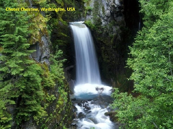 Chutes Christine, Washington, USA 