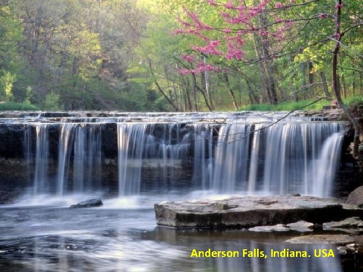 Anderson Falls, Indiana. USA 