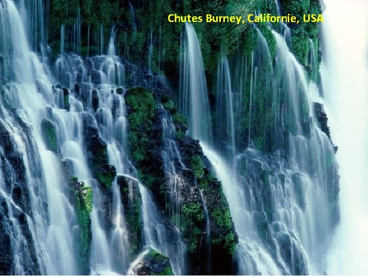 Chutes Burney, Californie, USA 