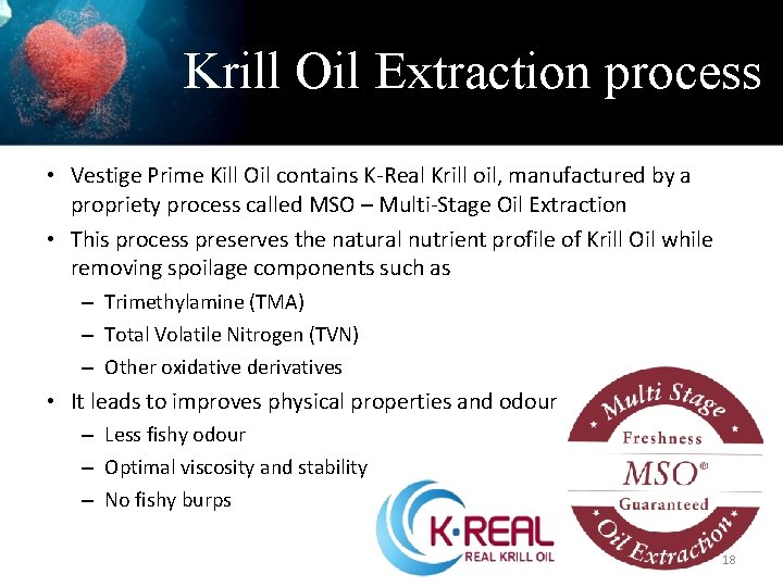 Krill Oil Extraction process • Vestige Prime Kill Oil contains K-Real Krill oil, manufactured