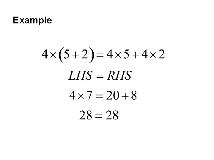 Example 