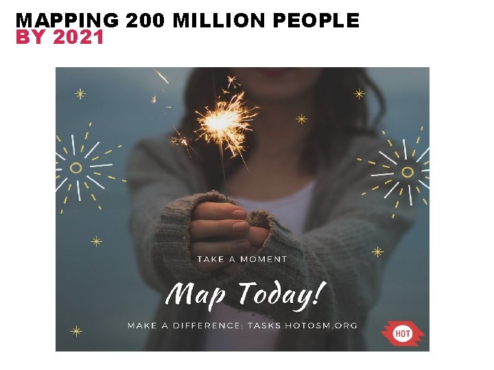 MAPPING 200 MILLION PEOPLE BY 2021 MAPPING 200 MILLION PEOPLE BY 2021