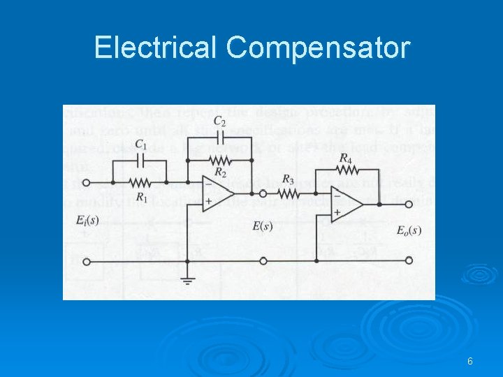 Electrical Compensator 6 