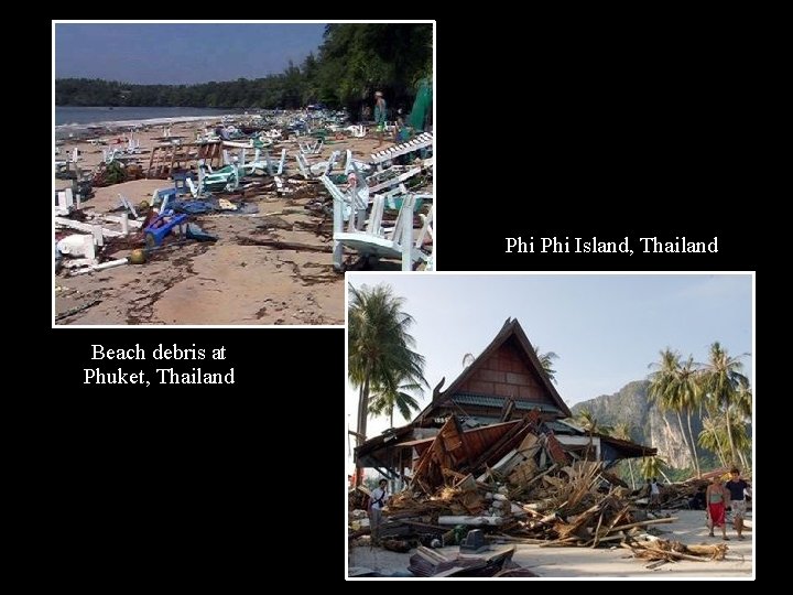 Phi Island, Thailand Beach debris at Phuket, Thailand 