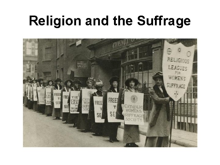 Religion and the Suffrage 