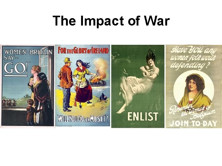 The Impact of War 