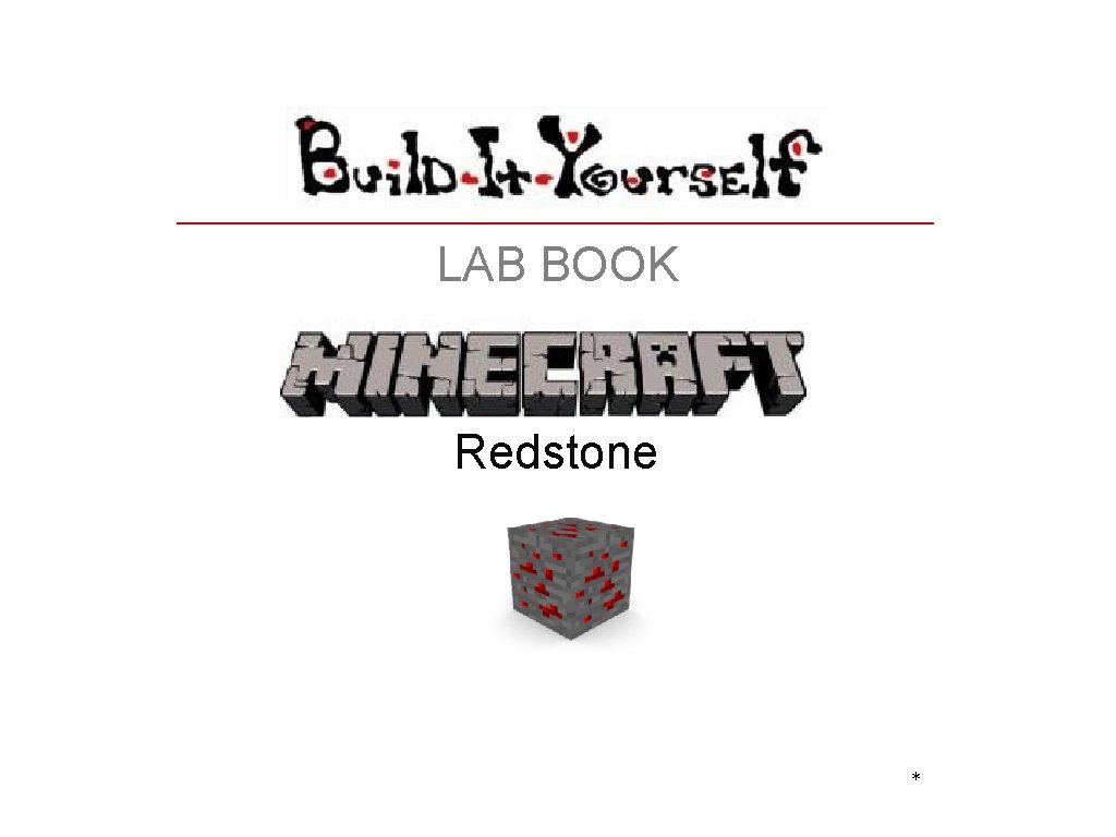 LAB BOOK Redstone * 