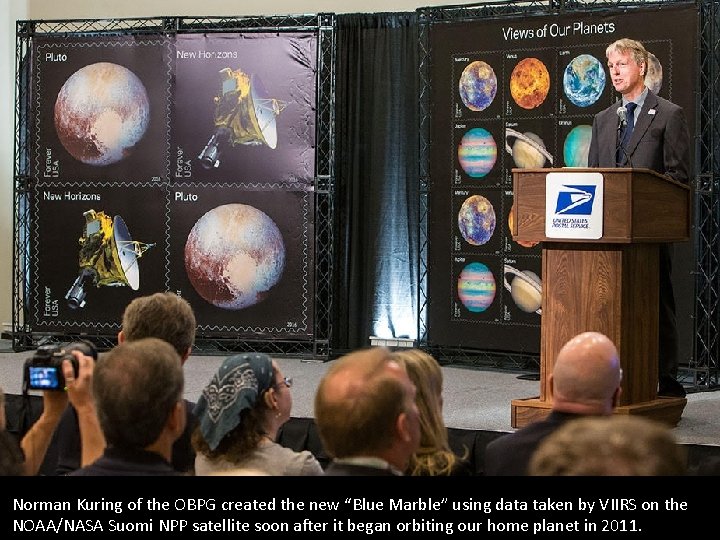 Norman Kuring of the OBPG created the new “Blue Marble” using data taken by