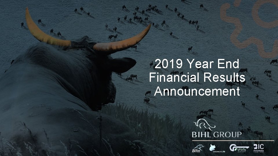 2019 Year End Financial Results Announcement 