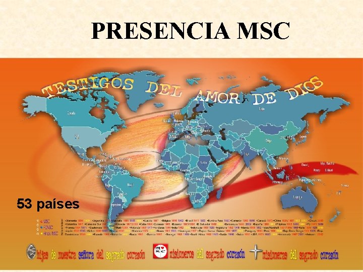 PRESENCIA MSC 53 países 