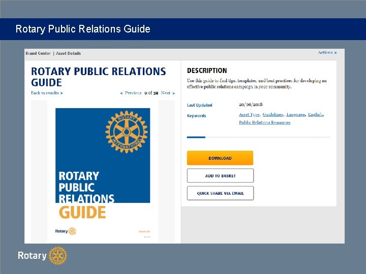 Rotary Public Relations Guide 