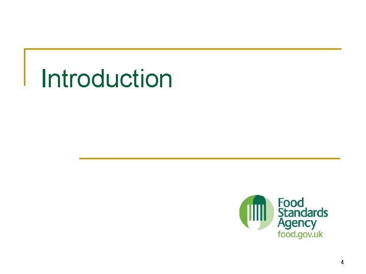 Introduction 4 Introduction 4