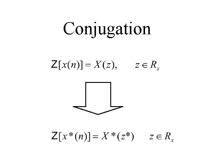 Conjugation 