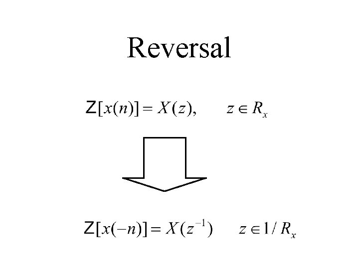 Reversal 