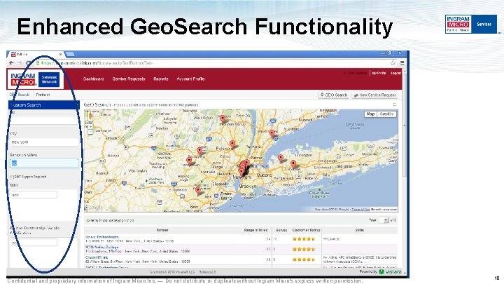 Enhanced Geo. Search Functionality Confidential and proprietary information of Ingram Micro Inc. — Do Enhanced Geo. Search Functionality Confidential and proprietary information of Ingram Micro Inc. — Do
