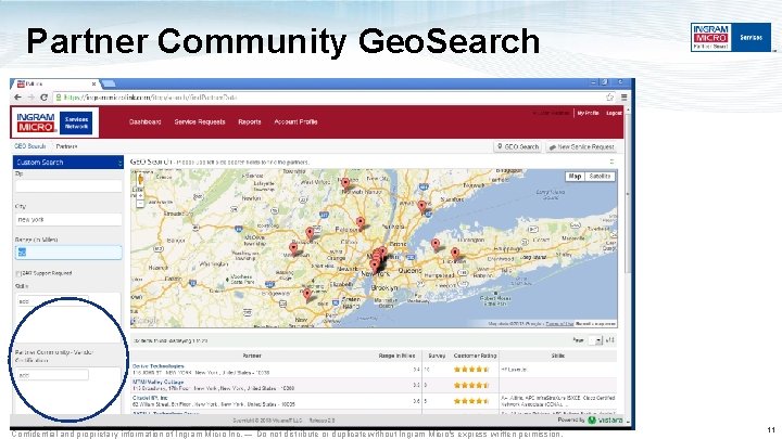 Partner Community Geo. Search Confidential and proprietary information of Ingram Micro Inc. — Do Partner Community Geo. Search Confidential and proprietary information of Ingram Micro Inc. — Do