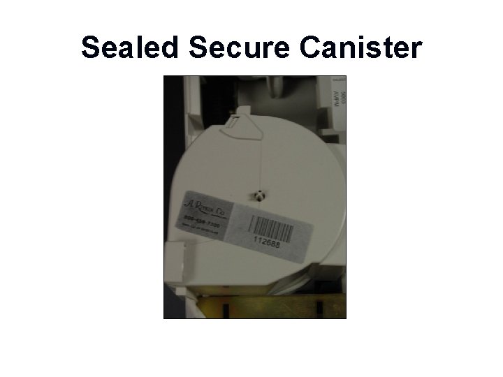 Sealed Secure Canister 18 