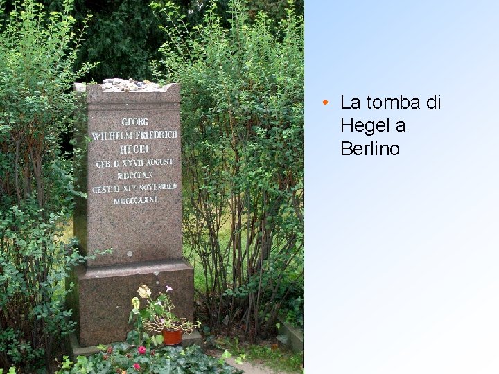  • La tomba di Hegel a Berlino 