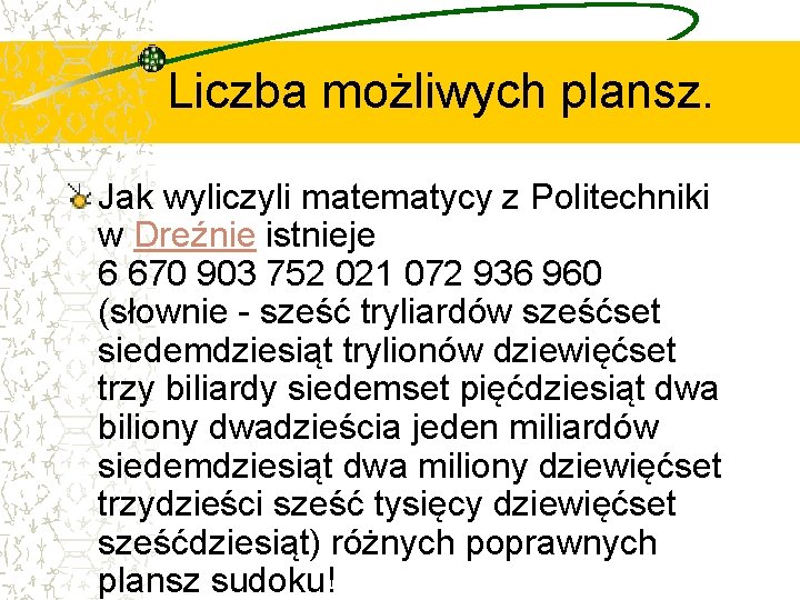 Liczba możliwych plansz. Jak wyliczyli matematycy z Politechniki w Dreźnie istnieje 6 670 903