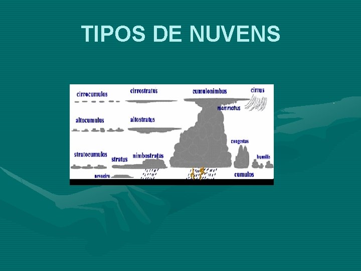 TIPOS DE NUVENS TIPOS DE NUVENS